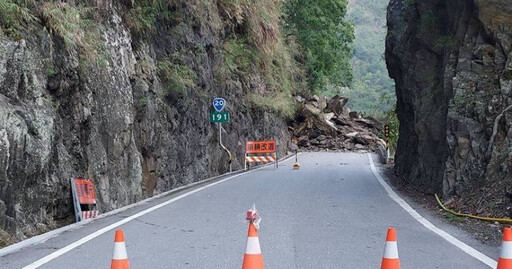 邊坡大量土石崩落 南橫公路部分路段「完全堵死」無法通行