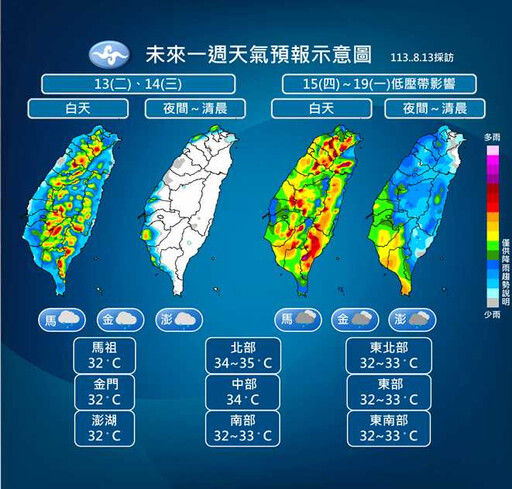 雨連7天！全台溼答答 中南部「雨下到發紅」