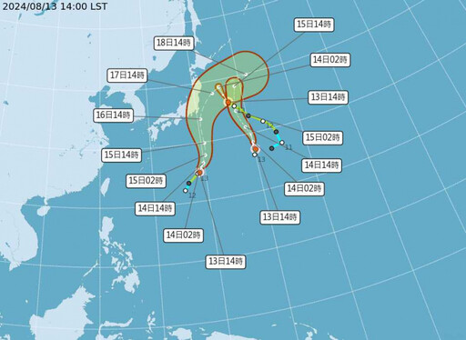 天氣還是不穩定！中南部整天「紅到發紫」 全台被雨襲時間點曝光