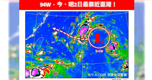 低氣壓接近「各地天氣不穩定」！降雨下到禮拜三 下週成颱機率曝