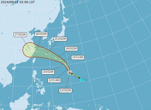 「貝碧佳」今晚增強中颱！這天離台灣最近 中秋天氣曝