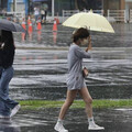 台中雨彈開炸…2路段水淹輪胎高 3區域列「淹水二級警戒」