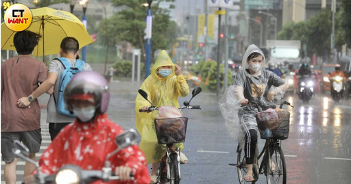 雨勢升級…中南部9縣市防雨彈 40鄉鎮大雷雨警戒「持續逾1hr」