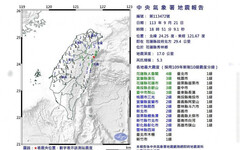 921強震滿25周年「花蓮晚間連2震」 氣象署回應：屬於0403餘震序列