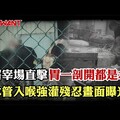 屠宰場直擊「胃一剖開都是水」 水管入喉強灌殘忍畫面曝光