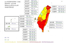 快訊／最新風雨預測出爐！明天「北北基12縣市」達停班課標準