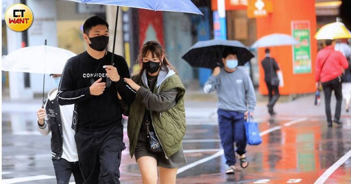 明起降溫變天！3地區防豪雨 北部「最低溫21度」時間點出爐