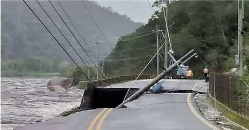 康芮颱風來襲！宜蘭南澳多條道路遭重創 碧候溫泉通行受阻