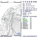 嘉義昨晚4.4地震「與10月1天連8震同震央」 專家證實：有3群震正在發展