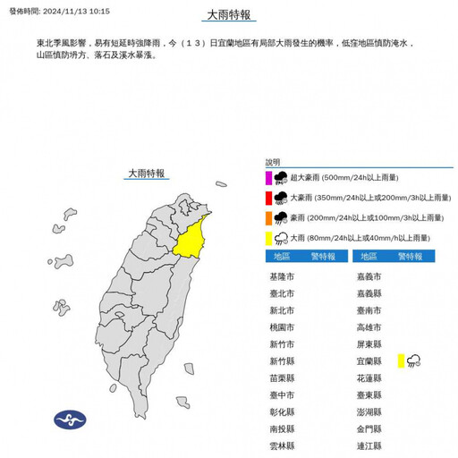 中颱天兔將北轉！最快今深夜海警、明下半天陸警 周五、六東南部防強風、豪大雨