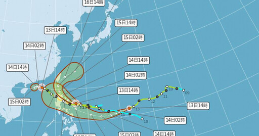 天兔週五開始北上！「暴風圈恐觸陸」雨從南下到北 詳細風雨分析出爐