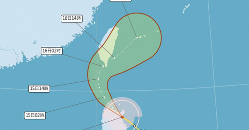 天兔下午發陸警！ 暴風圈恐涵蓋4地 「屏東列警戒區」