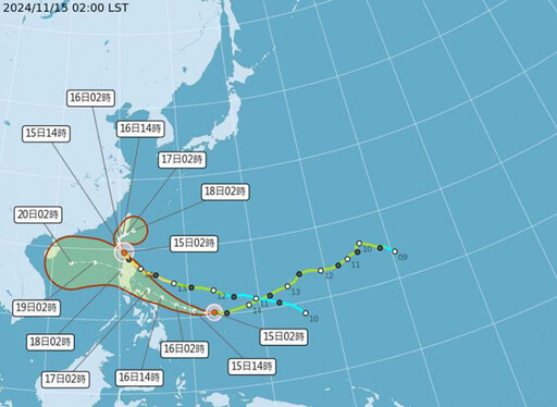 天兔颱風最新路徑出爐！專家曝今是關鍵點 暴風圈侵襲率2地破80％