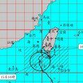 輕颱天兔「提速」！提早明午前登台灣南端陸地 氣象署曝風雨最猛地區