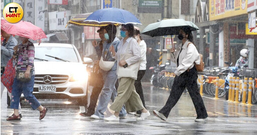 東北季風增強！4縣市豪大雨特報 恐一路下到晚上