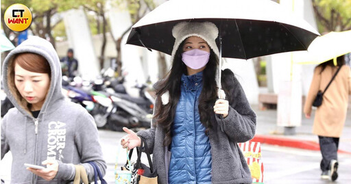 天氣持續濕冷！2縣市大雨特報「注意瞬間降雨」 雨將下到入夜