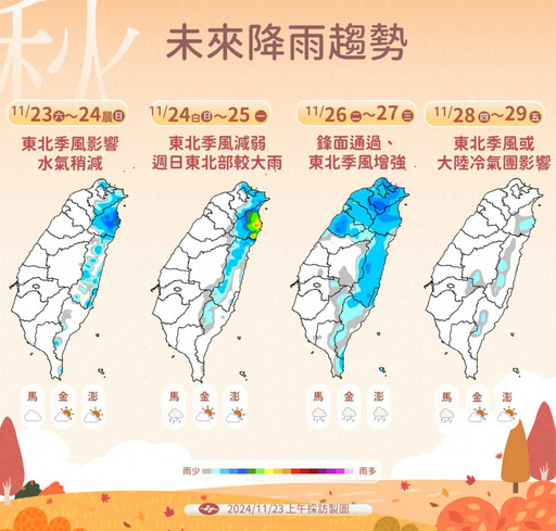 冷氣團下周急凍全台！ 下周三過後迎首波低溫「下探11度 」