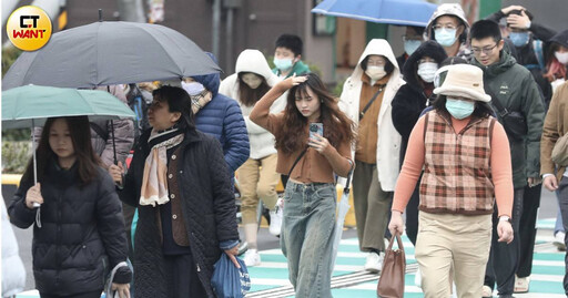 今東北季風增強、水氣增多！熱雨區曝光 冷氣團這天再襲…低溫下探14度