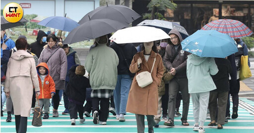 明晚迎雨彈！冷空氣接力來襲「低溫跌破15度」一路凍到下周