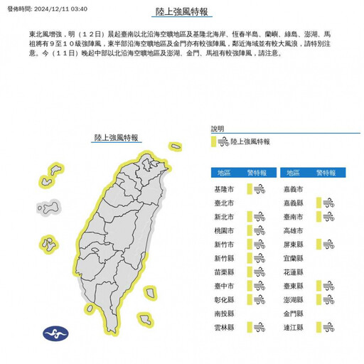 入冬最強冷空氣南下！氣象專家示警：這3天恐急凍10度以下