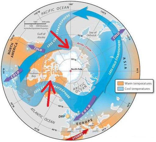 入冬後最強冷空氣來襲！ 鄭明典曝「負北極震盪」影響時間