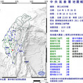 屏東三地門0：10規模5.3地震 最大震度4級