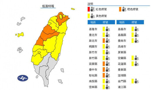 寒流發威「17縣市低溫特報」 最凍6度以下…冷到初一清晨