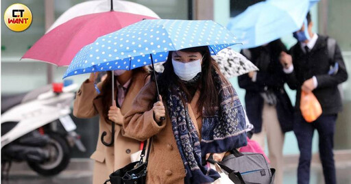 初三水氣增入夜雨區擴大！開工日「強冷氣團」再襲 北部低溫不到10度