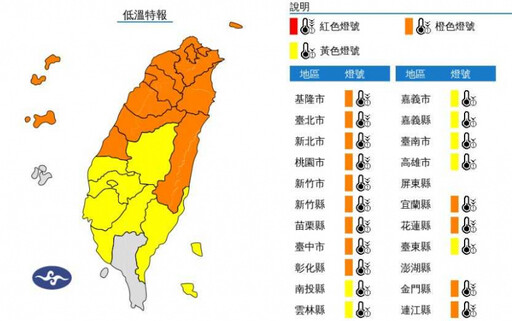 20縣市低溫特報！入夜探6℃ 一路冷到這天