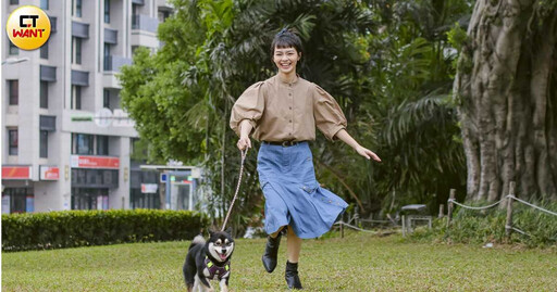 寵物情緣／柏妍樺「贏得領養權」嗨到像領金馬獎 遇到天使黑柴Kona：我上輩子一定救了銀河系