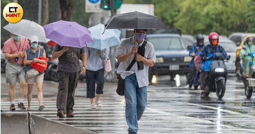 下週2波鋒面接力襲台!這天起氣溫轉涼迎較大雨勢