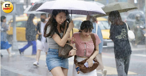 鋒面影響!18縣市大雨特報 5地區大雷雨防冰雹