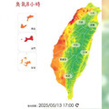 敏感族群注意！臭氧空汙濃度升高 19縣市達「橘色提醒」等級