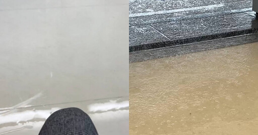 大雨襲擊!淡水站車廂驚見「小溪流」 桃機6航班被迫轉降