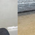 大雨襲擊！淡水站車廂驚見「小溪流」 桃機6航班被迫轉降