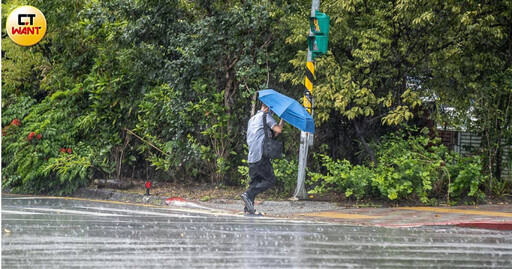 梅雨鋒面來了…全台一片橘「這2地紅到發紫」 1圖秒懂雨勢變化