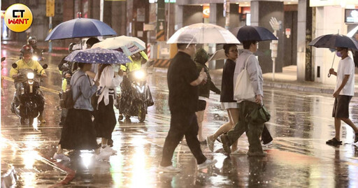 鋒面通過雨勢升級!氣象署發布「15縣市豪大雨特報」 大雨持續到晚上