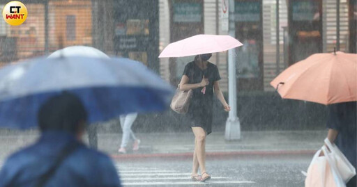 午後對流旺盛!14縣市大雨特報 一路下到晚上