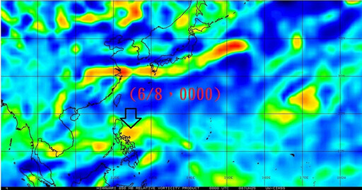 颱風蝴蝶最新現況曝!鄭明典PO圖喊:出現不易消失「獨大正渦度區」