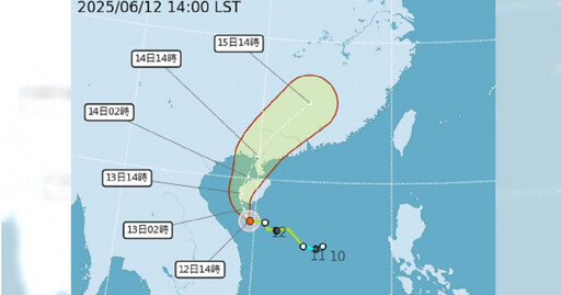 熱帶低壓最快今晚抵台!明各地溼答答 雨彈狂轟中南部、東部