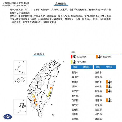 明南高屏花飆36度 午後水氣增!多地濕答答「3區雨最大」