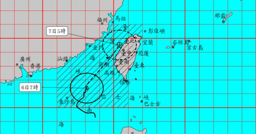 丹娜絲颱風加速逼近!今風雨最大「恐直接登陸」 陸上警報往北擴增