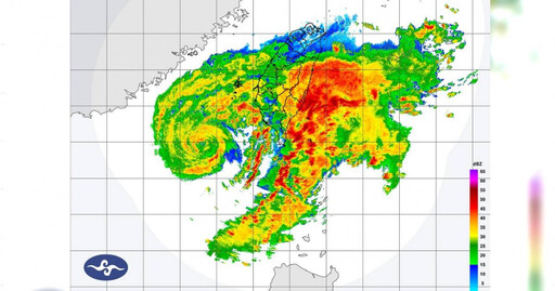 丹娜絲增胖變中颱! 全台20縣市豪大雨特報