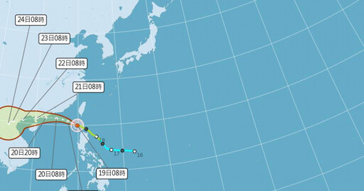 薇帕颱風回波圖驚見「紫色」訊號 鄭明典示警1地區：小心龍捲風