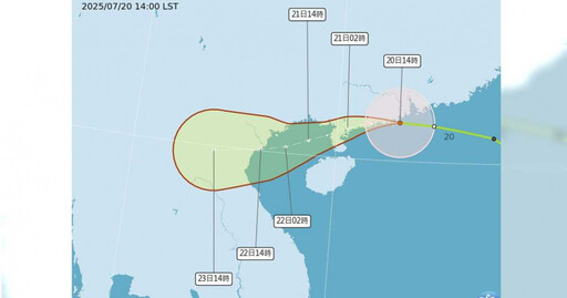 颱風外圍雲系+低壓帶仍在! 明全台溼答答「花東雨最劇」這天趨緩