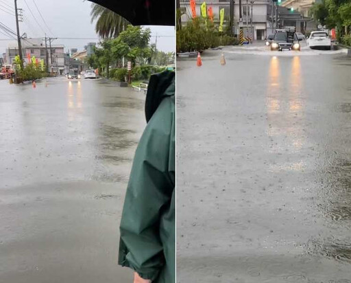 雷雨炸嘉義縣「8小時雨量破340毫米」 車子變遊艇!台積電AP7廠停工