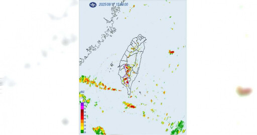 快訊/下班帶傘!新竹以南9縣市大雨下到晚上 5地大雷雨狂轟