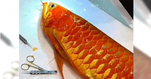 冠軍龍魚「掉眼」動手術!奇特畫面曝光 昔價值破4百萬能換一套房