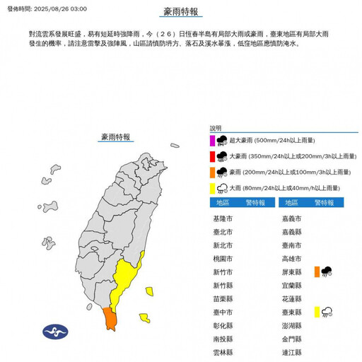 2縣市嚴防豪大雨！ 颱風「藍湖」預估路徑曝