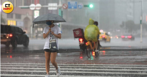 對流雲系發展旺盛 「10縣市」狂炸雨彈